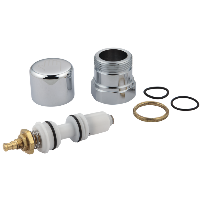 Commercial Instit Parts 060838A Push-Button Metering Retrofit Kit (190009A) - Chrome