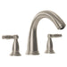 hansgrohe 06120820 Swing C 3-Hole Roman Tub Set Trim with Lever Handle in Brushed Nickel