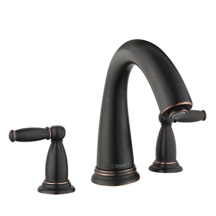 hansgrohe 06120920 Swing C 3-Hole Roman Tub Set Trim with Lever Handle in Rubbed Bronze