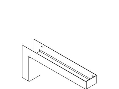 KOHLER K-1009981 Cover, Bracket, Left