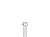 KOHLER K-1013310 Screw, 6 3/4 Phillips