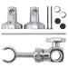 Moen 101629 Adjustable 30" Slide Bar with Attaching Hardware 1 (30.1"L x 4.25"W x 3.25"H) in Chrome