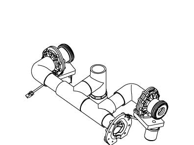 KOHLER K-1023672 Bfly Valve Sub-Assembly, 1360/65-H2