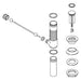 KOHLER K-1040721 Premier Drain W/O Overflow, Exposed