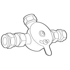 Moen 104424 Commercial Mixing Valve with Check Valves