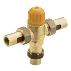 Moen 104465 Commercial High Flow Thermostatic Mixing Valve 1/2" CC Connections