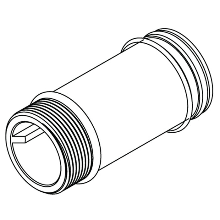 Moen Commercial 104507 2-1/2" Sloan-Moen style supply extension nipple