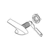 KOHLER K-1045277 Rh Trip Lever Kit