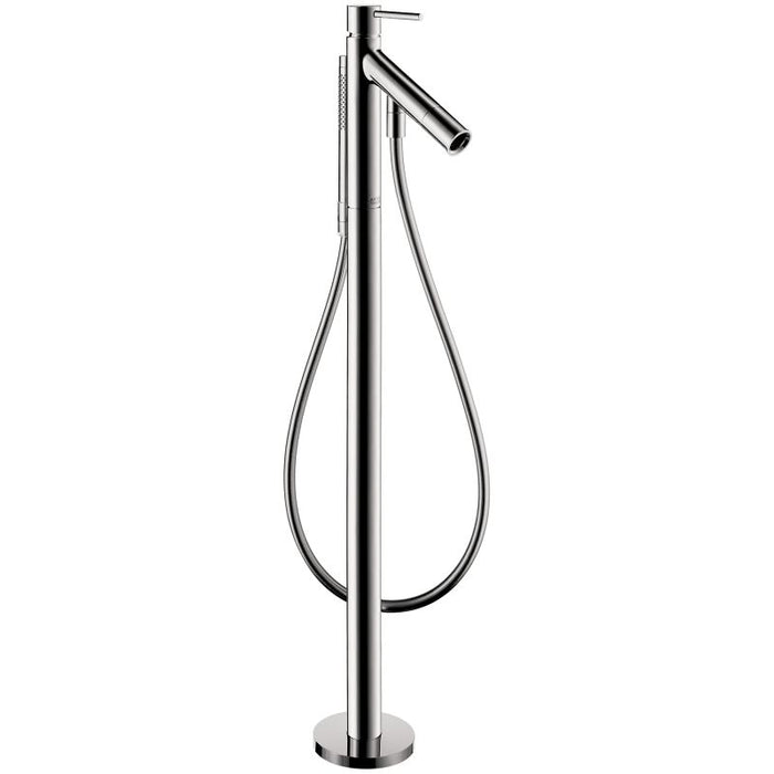 AXOR 10456001 Starck Tub Filler Faucet Free Standing with Single Function Hand Shower in Chrome