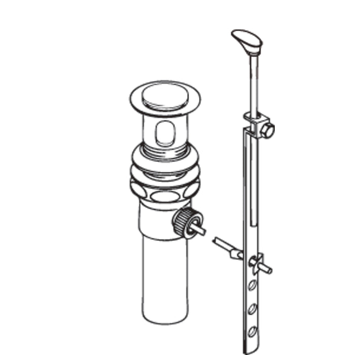 Moen Commercial 104775 Pop-Up Waste Kit