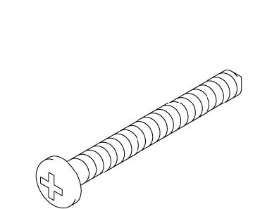 KOHLER K-1048208 Screw, 8-18 X 2" Cr Pan Hd Tap S