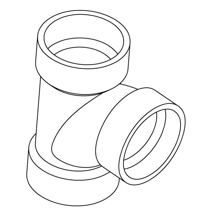 KOHLER K-1052481 Pvc Tee - 1 1/2" Sch. 40