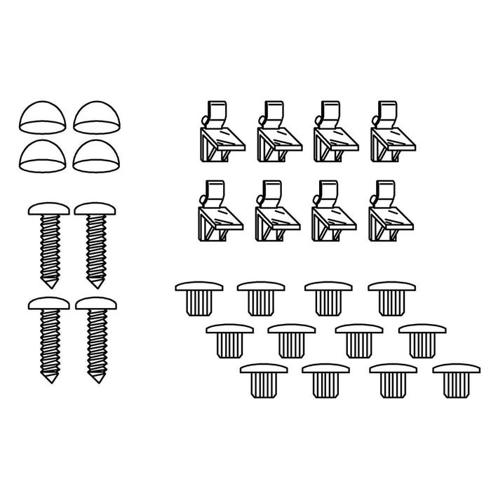 KOHLER K-1070844 Hardware For Clr With L Clips