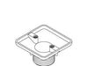 KOHLER K-1089551 Strainer Body Square
