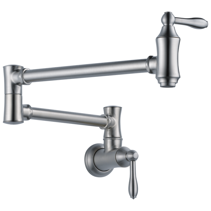 Delta 1177LF Cassidy Traditional Wall Mount Pot Filler