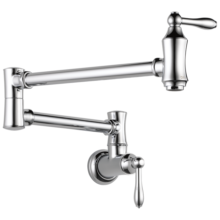 Delta 1177LF Cassidy Traditional Wall Mount Pot Filler