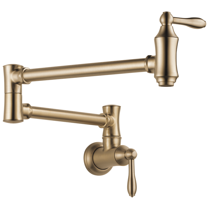 Delta 1177LF Cassidy Traditional Wall Mount Pot Filler