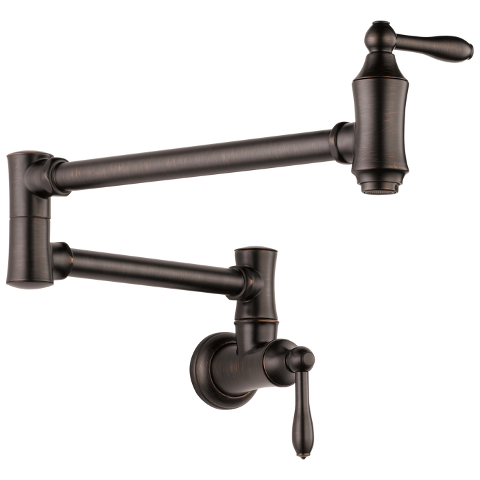Delta 1177LF Cassidy Traditional Wall Mount Pot Filler