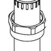 KOHLER K-1192024 Vacuum Breaker Assembly, 1-1/2"