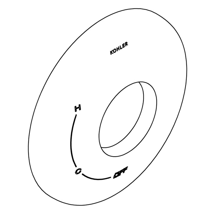 KOHLER K-1231546 Escutcheon