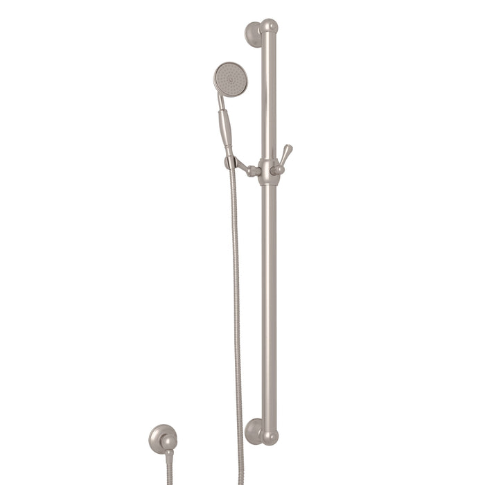 ROHL 1272E Handshower Set With 39" Grab Bar and Single Function Handshower