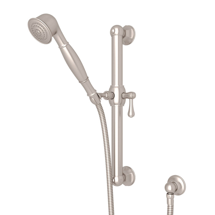 ROHL 1282 Handshower Set With 24" Grab Bar and Single Function Handshower