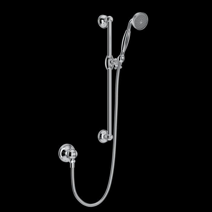 ROHL 1301E Handshower Set With 22" Slide Bar and Single Function Handshower