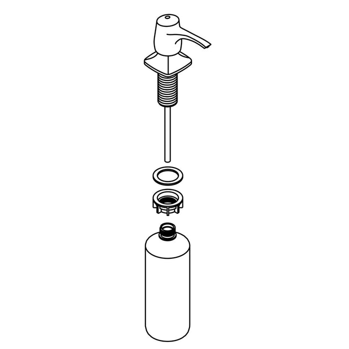 KOHLER K-1303141 Soap Dispenser Assembly