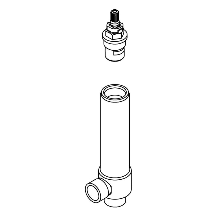 KOHLER K-1354691 1/2" Valve Assembly, Cold