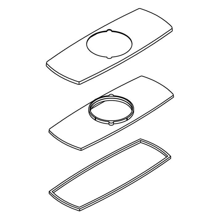 KOHLER K-1369895 Service Kit, Escutcheon, 3-Hole