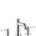 hansgrohe 14113001 Talis C 1.2 GPM Widespread Bathroom Faucet with Eco Right in Chrome