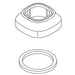 KOHLER K-1425330 Single Hole Escutcheon Kit