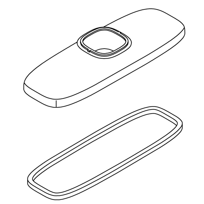 KOHLER K-1425331 Three Hole Escutcheon Kit