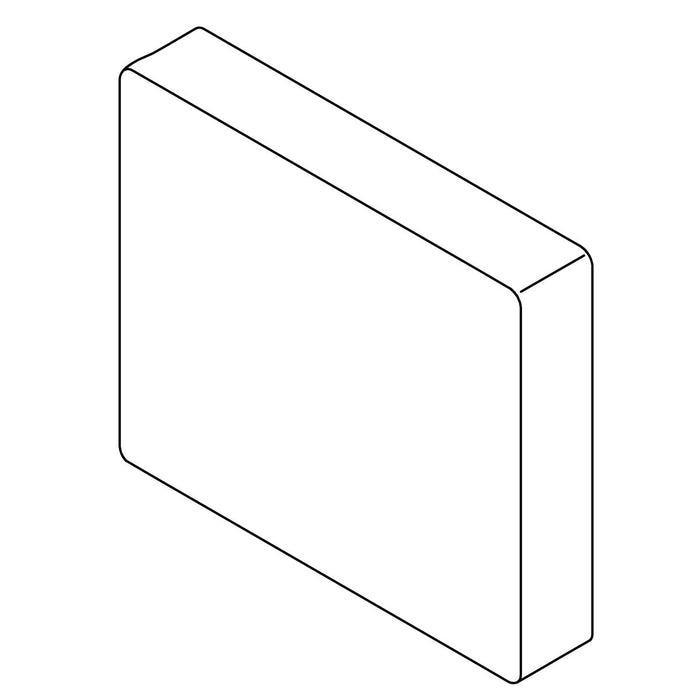 KOHLER K-1435785 End Cap, Sharp