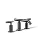 KOHLER Purist Widespread bathroom sink faucet with Lever handles, 1.2 gpm
