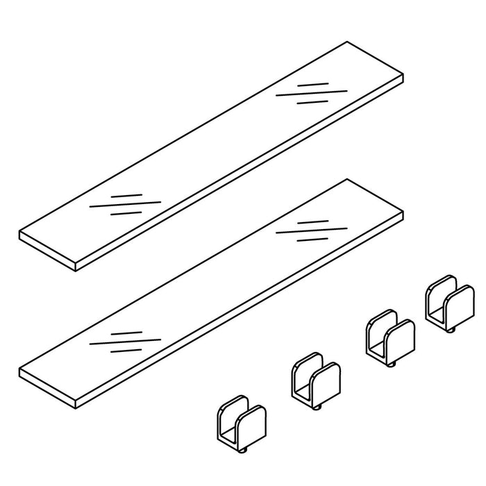 KOHLER K-1445686 Service Kit, 20" Shelf With C Clips