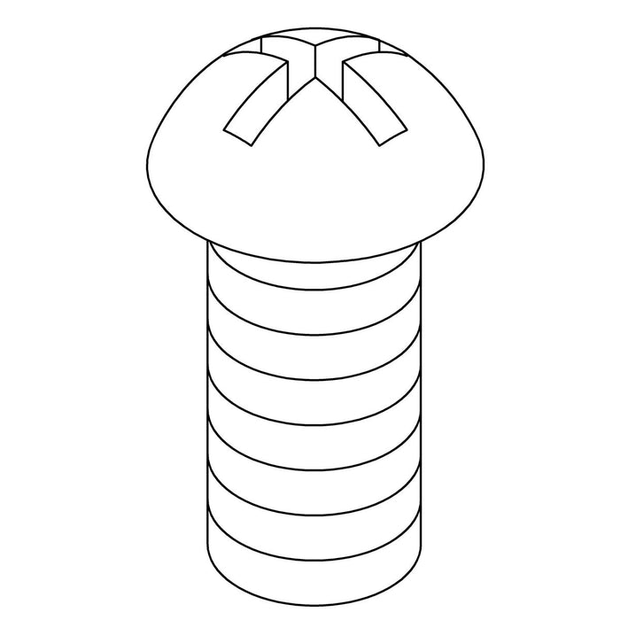 KOHLER K-1447643 Screw, 8-32Unc X 0.375, Round