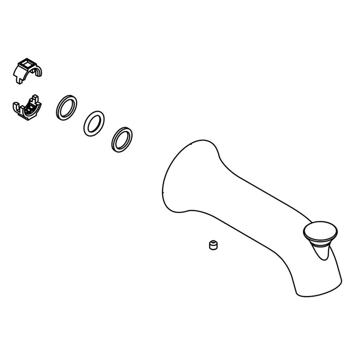 KOHLER K-1463154 Assembly, Bath Spout