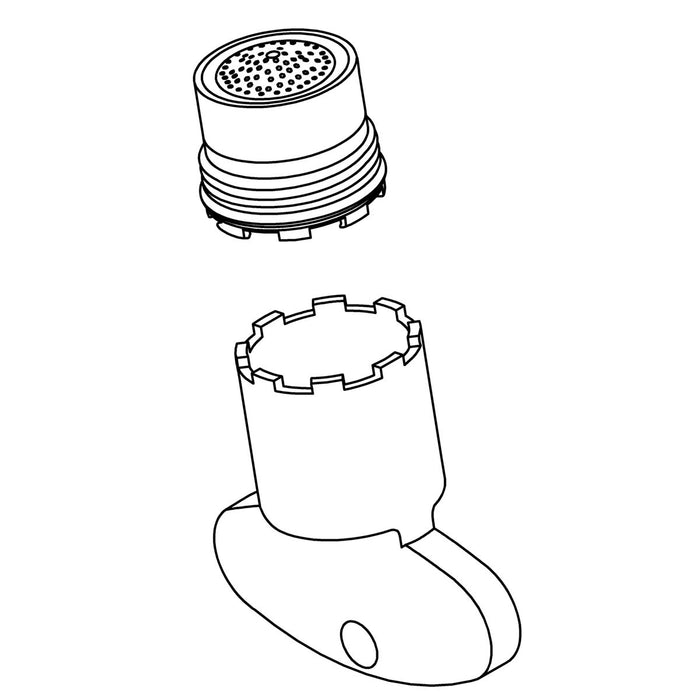 KOHLER K-1471126 Aerator Kit, Aerated Insert Tt 1.2 Gpm