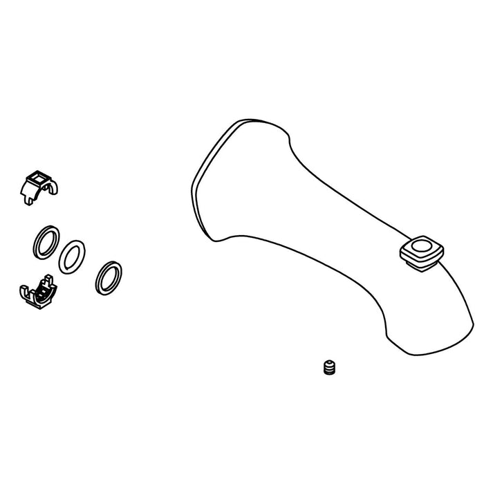 KOHLER K-1537717 Tubspout Assembly