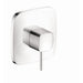 hansgrohe 15407401 Pura Vida Pressure Balanced Valve Trim - Less Valve in Chrome/White