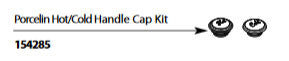 Moen Weymouth 154285 Handle cap kit