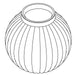 KOHLER K-1549021 Glass Shade, Clear Ribbed