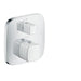 hansgrohe 15775401 Pura Vida Thermostatic Valve Trim with Integrated Volume Control - Less Valve in Chrome/White