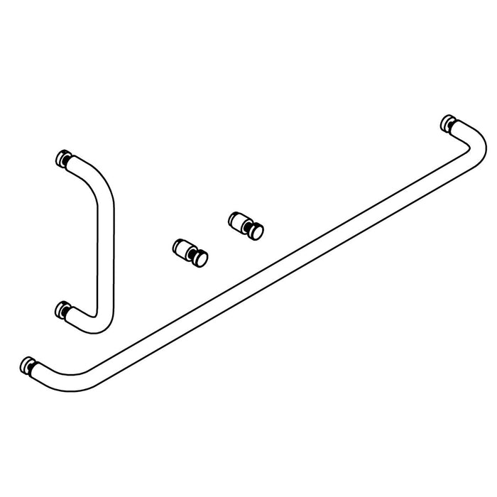 KOHLER K-1599123-03 Towel Bar 18" And Knob Kit