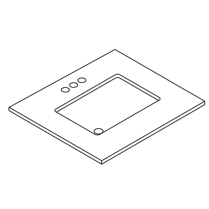 KOHLER K-1615790 25" Vanity Top And Lav Assembly