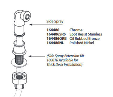 Moen Weymouth 164486 Hose guide