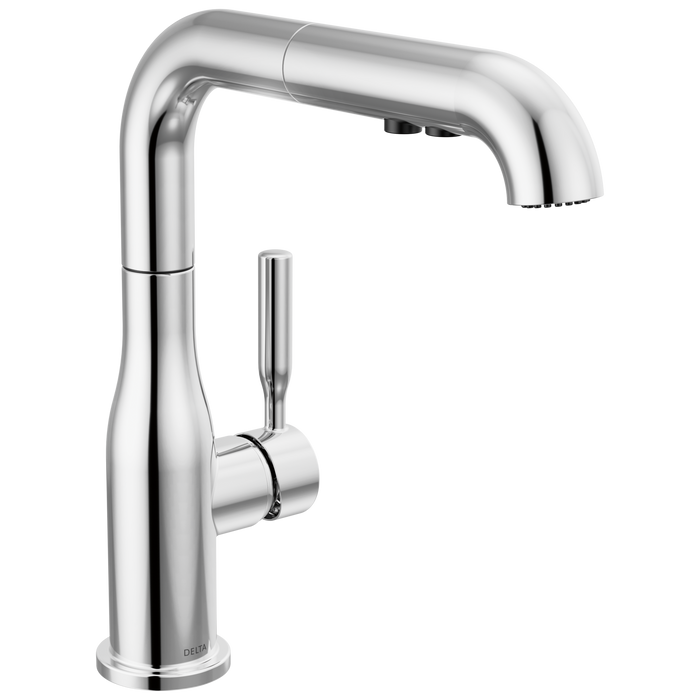 Delta Almari 16943 Single Handle Pull-Out Kitchen Faucet - Chrome