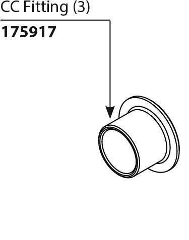 Moen Commercial Parts & Accessories 175917 Adapter kit