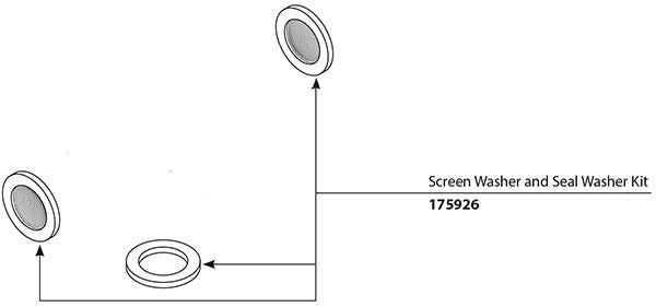 Moen Commercial Parts & Accessories 175926 Service Kit
